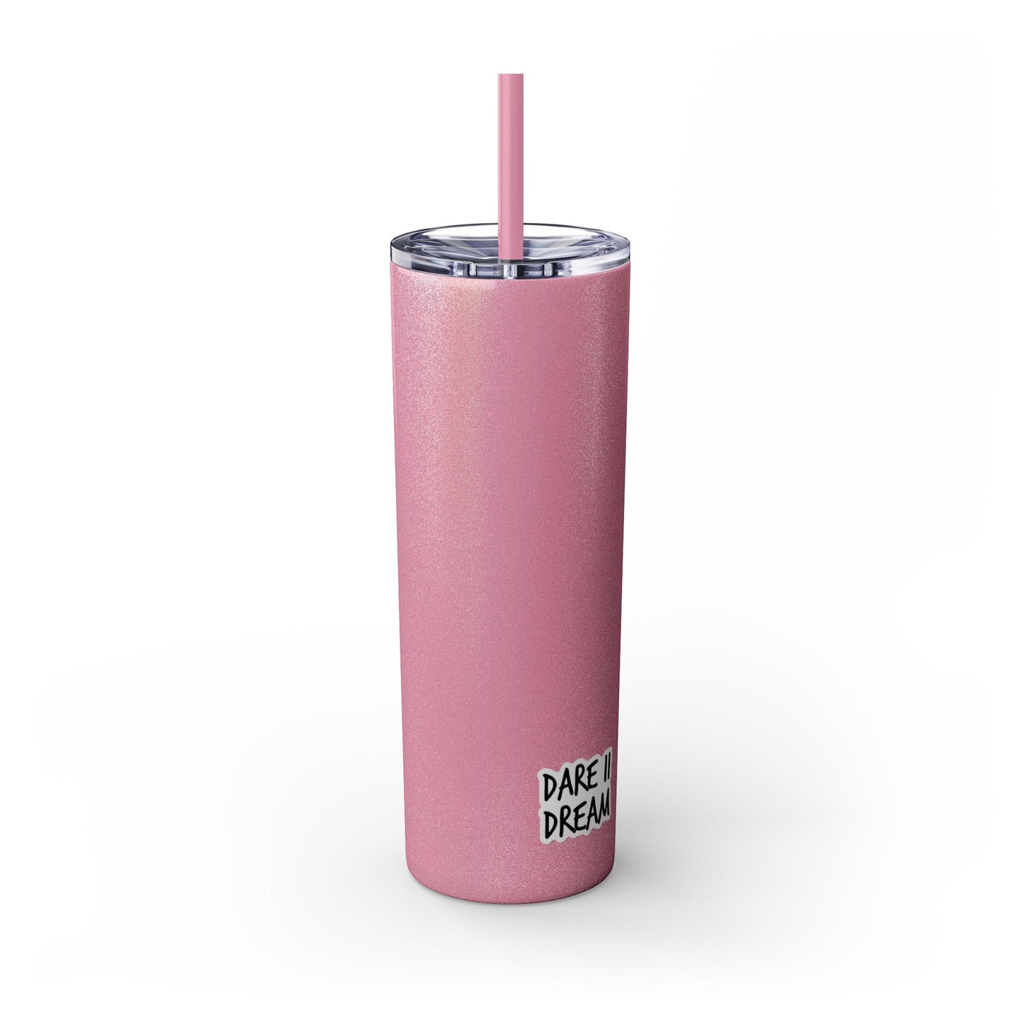 "HA" Skinny Tumbler with Straw, 20oz