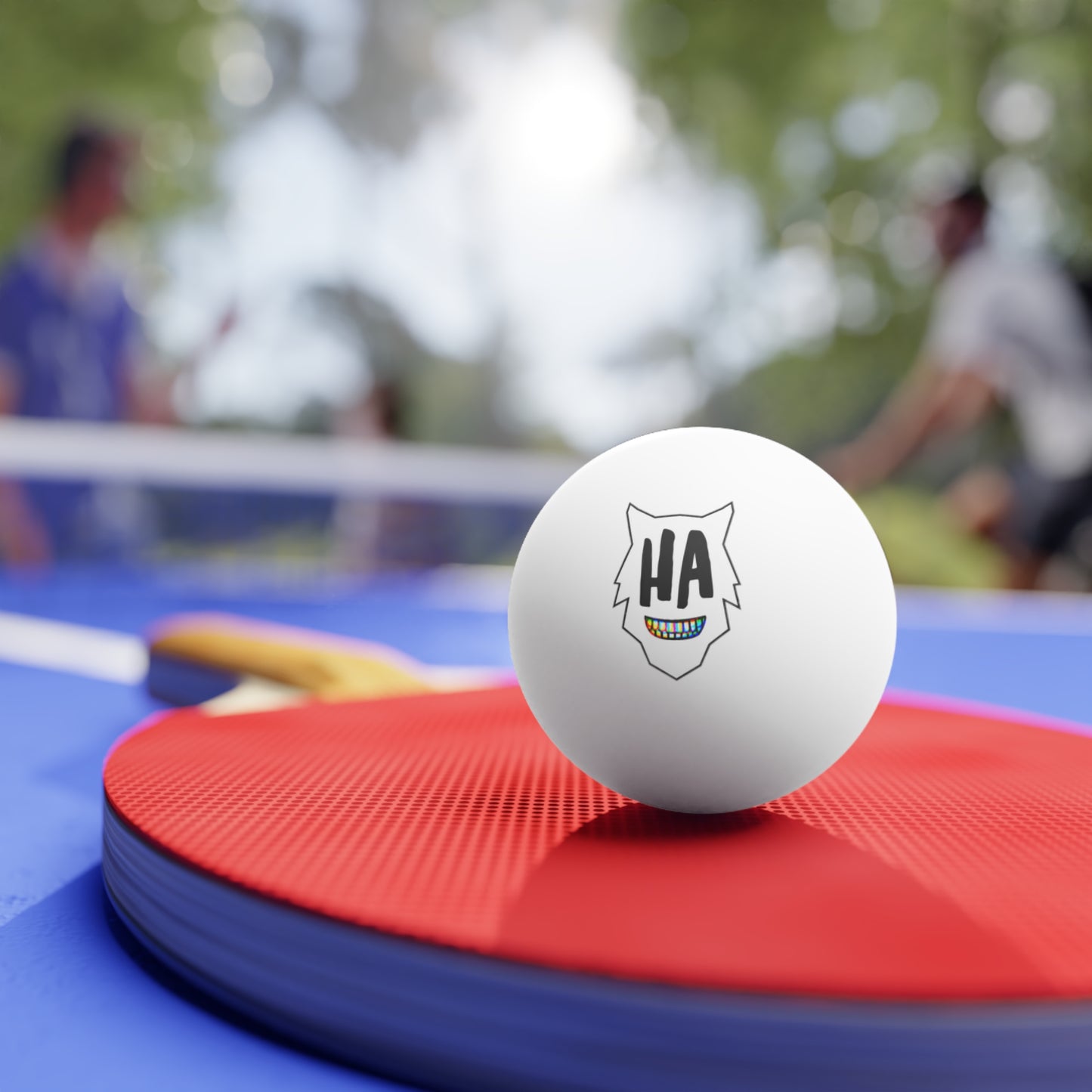 “HA” Ping Pong Balls, 6 pcs