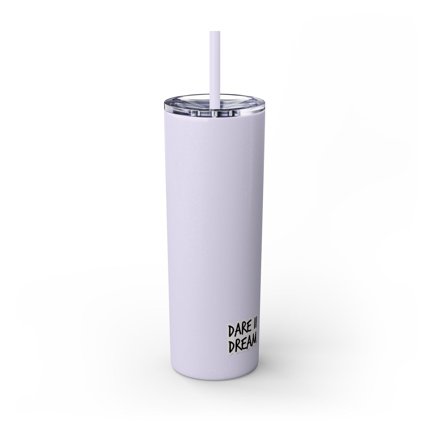 "HA" Skinny Tumbler with Straw, 20oz