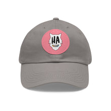 Load image into Gallery viewer, “HA” Dad Hat with Leather Patch (Round)
