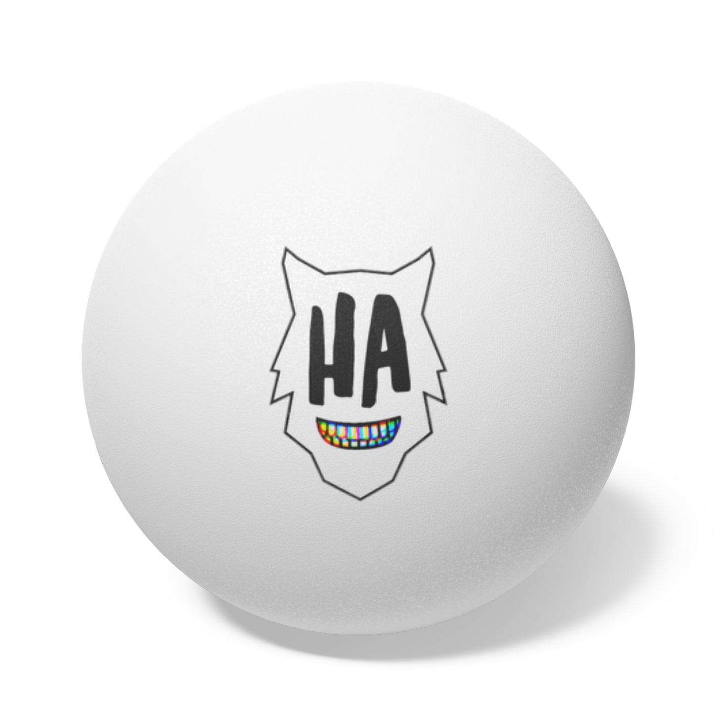 “HA” Ping Pong Balls, 6 pcs
