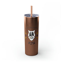 Load image into Gallery viewer, &quot;HA&quot; Skinny Tumbler with Straw, 20oz
