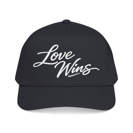 Love Wins Mid Profile Baseball Cap