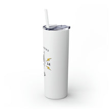 Load image into Gallery viewer, &quot;HA&quot; Skinny Tumbler with Straw, 20oz
